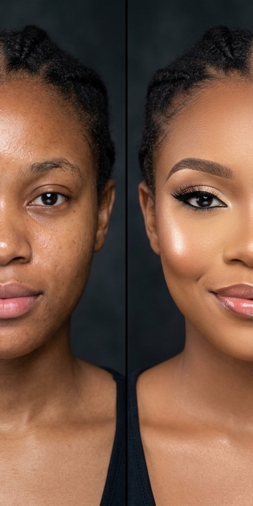 Before Makeup Natural Face