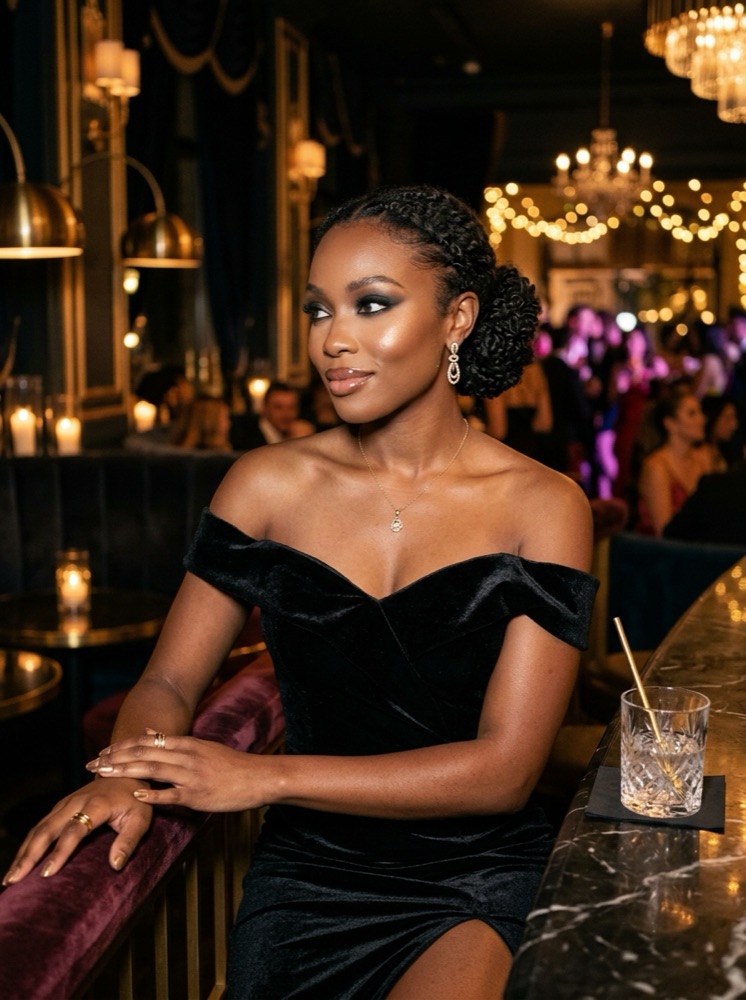 Full Glam Evening Look